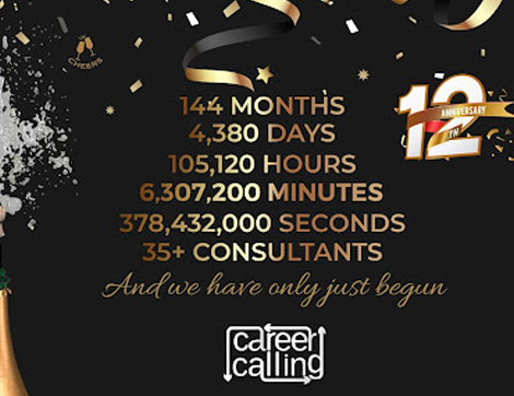 Celebrating the 12th anniversary of Career Calling