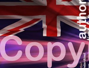 A graphic uses the Union Jack flag to highlight the importance of having an authorised copy of training resources for vet.