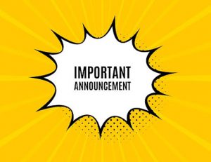 A bright yellow comic burst highlights an important announcement about VET sector resources.