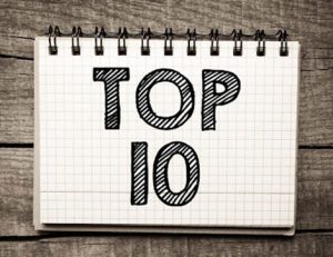 A notepad shows the top ten most popular RTO training resources this month.
