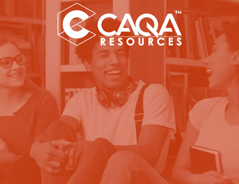 CAQA Resources' process for developing assessment and learner resources