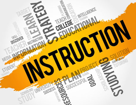 Instructional design concepts for electronic materials