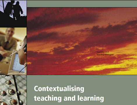 Summary of Contextualising teaching and learning - A guide for VET teachers